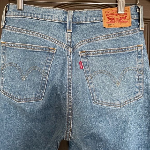 Levi's Women's Blue Jeans 501 skinny - Picture 3 of 6